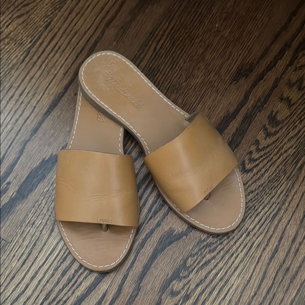 Madewell Tan Leather Sandals